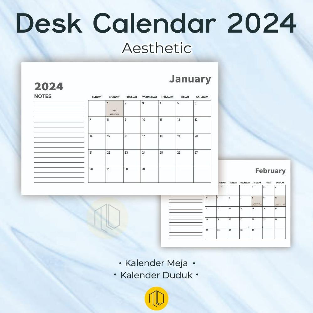 [ZZR] 2024 DESK CALENDAR / SITTING CALENDAR/2024 SIMPLE PLANNER AGENDA / MONTHLY PLANNER 2024 | A4 |