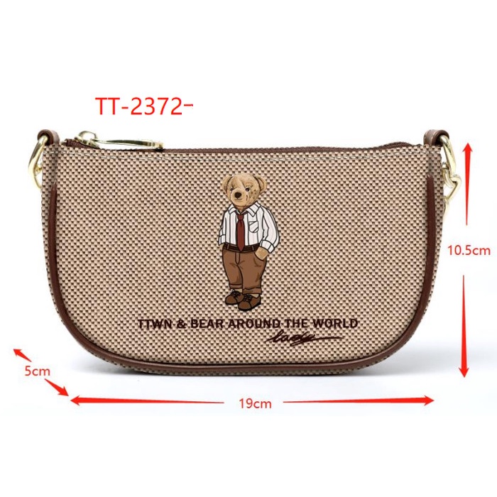 Ttwn Bear Original TT2372 ใหม่ TTWNBEAR กระเป๋าสะพายไหล่ สําหรับผู้หญิง