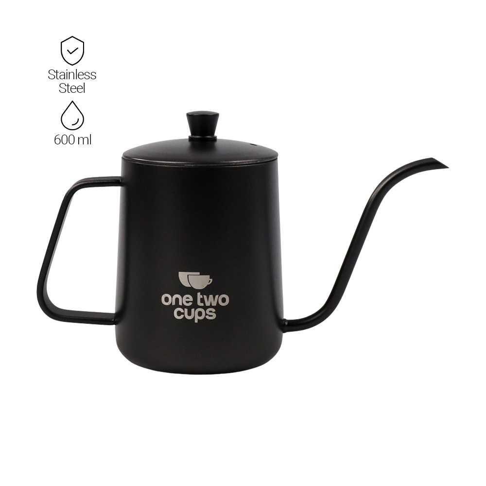 One Two Cups Gooseneck Gooseneck Coffee Pot Pour Over Kettle 600ml - 8408