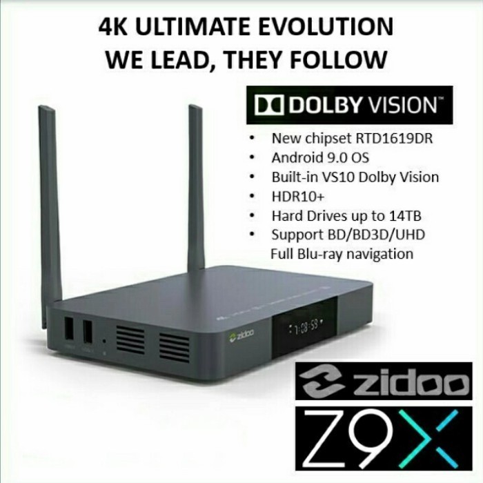 Zidoo Z9X 4K Dolby Atmos Uhd เครื่องเล่นมีเดีย