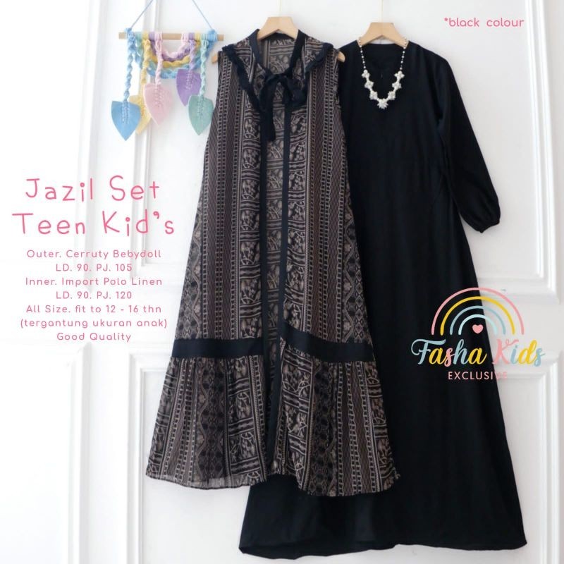 ((LUXURY DRESS SET)) JAZIL // ICHIKA // KARINA // TEENAGE DRESS SET // DRESS SET LD 95 PJ 120 // TEE