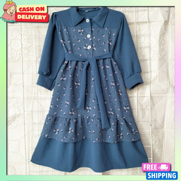 เกม Simple Elegant รุ่น Bju Kurung Malaysia Party เสื้อผ้า Salim Moslem Gamis สําหรับเด็กผู้หญิงอายุ