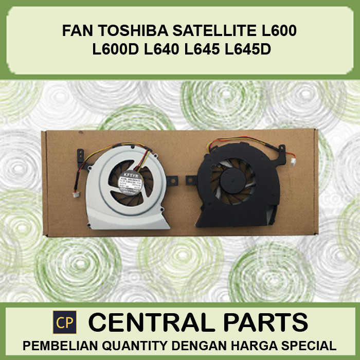 พัดลมที่รองรับ Toshiba Satellite L600 L600D L640 L645 L645D