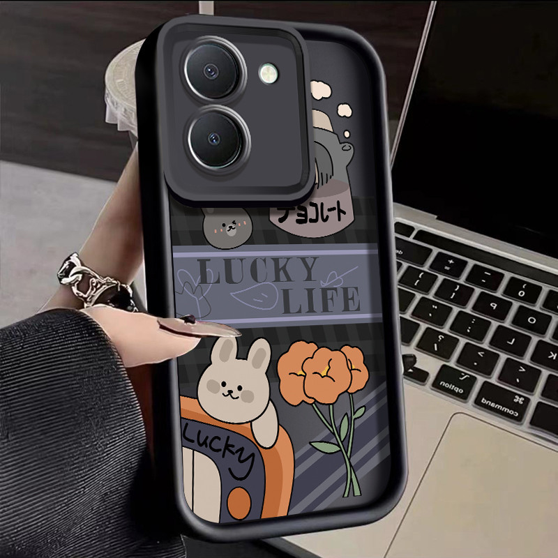 HP VIVO Y36 4G Y36 5G Y27 5G Y77T Y27s Y35 กรณี Anti Drop ซิลิโคนเคสโทรศัพท์รูปแบบการ์ตูน Softcase ท