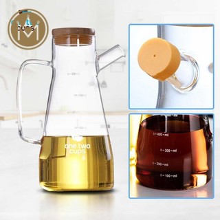 Botol Minyak Borosilicate Glass Oil Pot 900ml - S2079