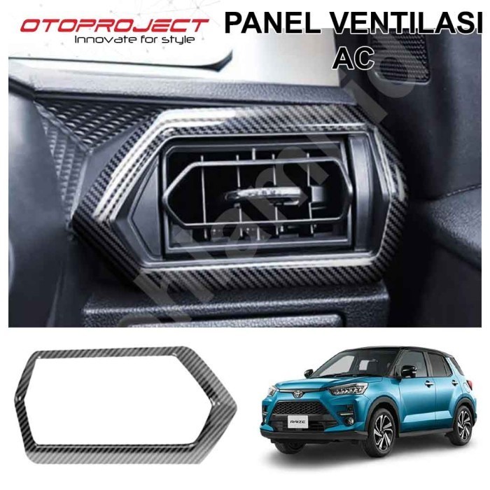 New Raize Rocky AC Hole Panel Otoproject Carbon Cover AC Breathable Kn-Kr ราคาพิเศษ