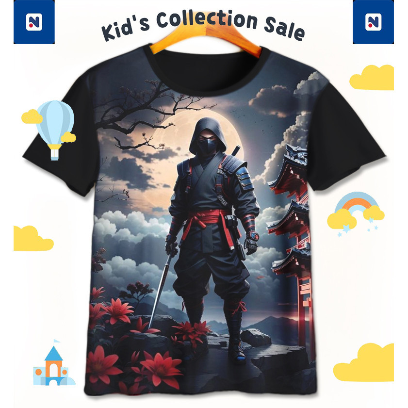 Ninja Kamui Kids T-Shirt v3 Cute Ninja Kamui Cartoon Animation Film for Children 3D Printing for Age