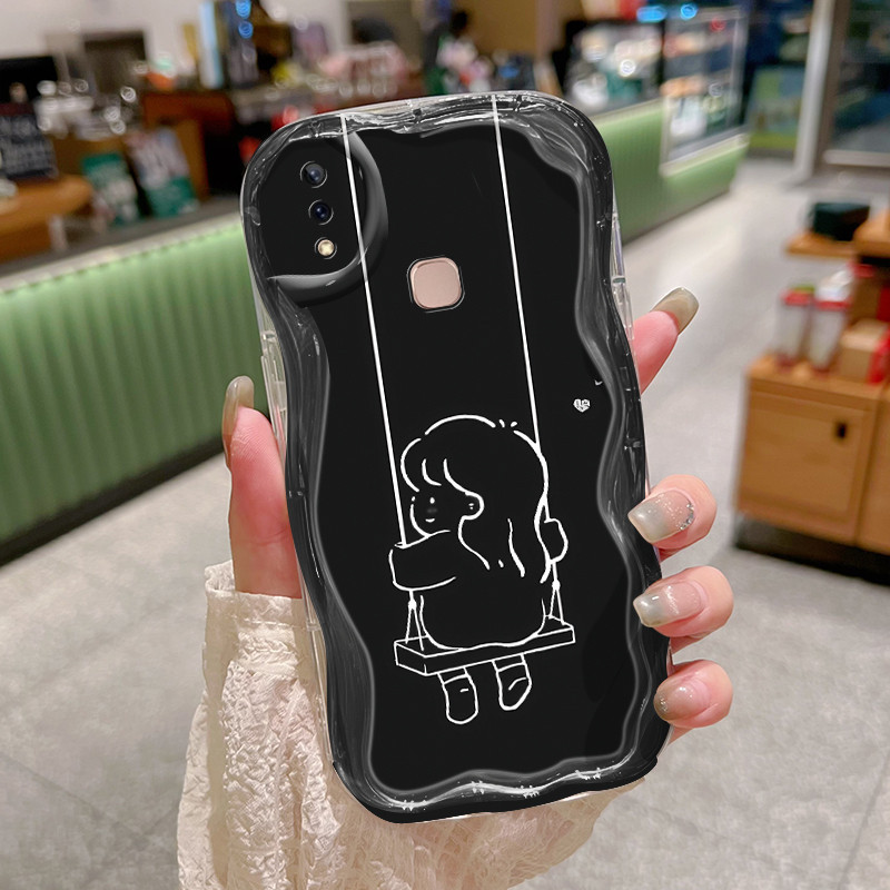 HPเคสโทรศัพท์สําหรับVIVO V9 V9 Pro V9 Youth Y85 Y85A Z1i Z3xกรณีCesingใหม่ซิลิโคนStickรูปคู่รูปแบบป้