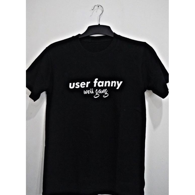 User Fanny Black Skylark Dwi Woii เสื้อยืดพรีเมี่ยมสําหรับผู้ชายและผู้หญิง