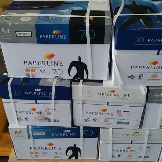 A4 70 GRAM PAPERLINE HVS กระดาษสีขาว