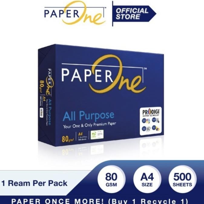 Paper One A4 80 แกรม/กระดาษโฟโต้โคปี้