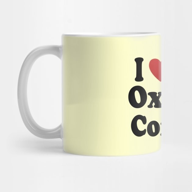 SAYA I Love Comma แก้วกาแฟ Oxford ฉันรักแก้วกาแฟ Oxford Comma