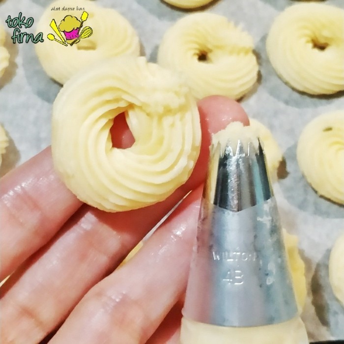 แม่พิมพ์เค้กชีส Sago - เข็มฉีดยา 4b - Star Shell - Open Star - no. 4b