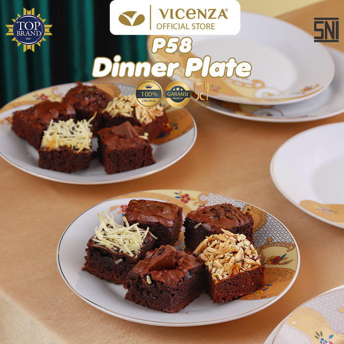 Vicenza P58 6 แผ่นขนม