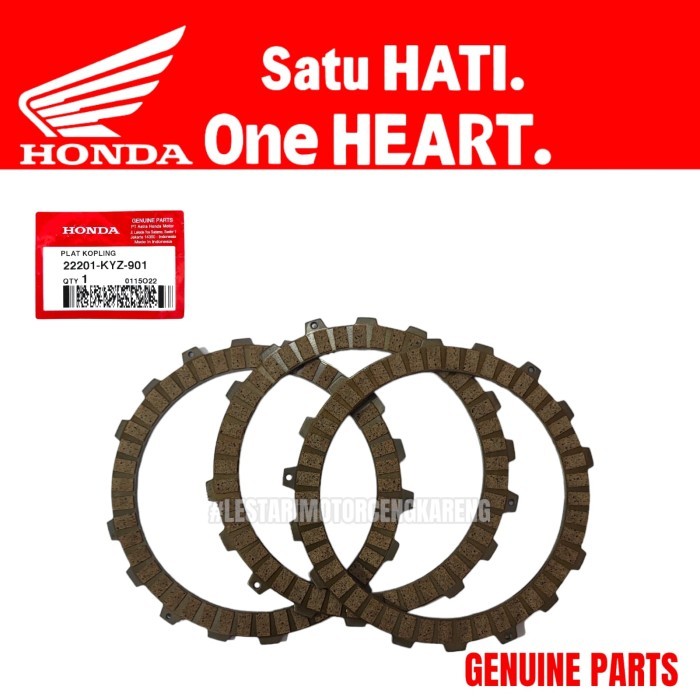 แผ่นคลัทช์ล่าสุด Supra X125 Helm In 22201-Kyz-901 22208-Kyz-901 Original Ahm