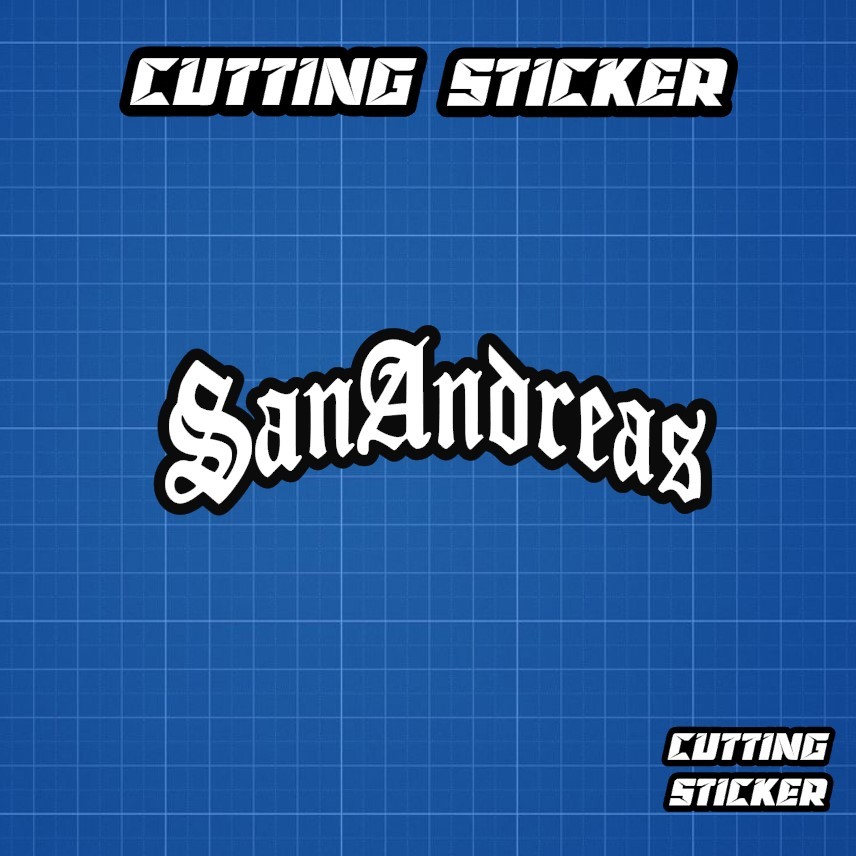 สติ๊กเกอร์ตัด SAN ANDREAS - สติ๊กเกอร์ GTA