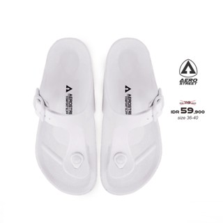 รองเท้าแตะลําลอง Khans 36-40 Rhea สีขาว สไตล์สตรีท สําหรับผู้ชาย และผู้หญิง 21DBA0
