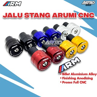 Jalu แฮนด์บาร์รถจักรยานยนต์ ทรงกลม สําหรับ Vario Beat Aerox Nmax PCX Mio CNC ARM THE BEST Product 2023 2024