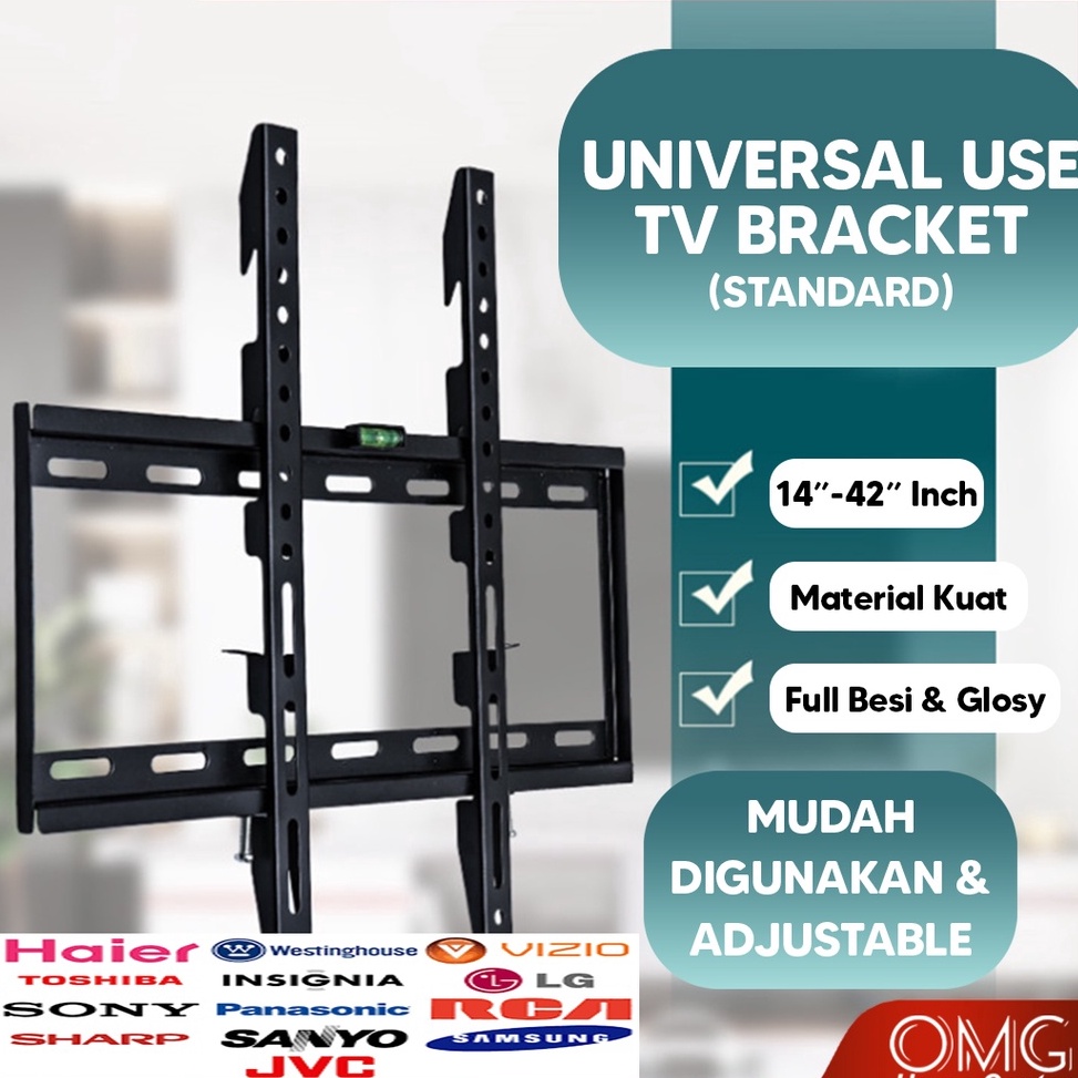 สต็อกใหม่.. ขายึดทีวี LED 14 17 19 20 22 24 27 32 40 43  นิ้ว Universal Smart TV Digital LCD Flex BR