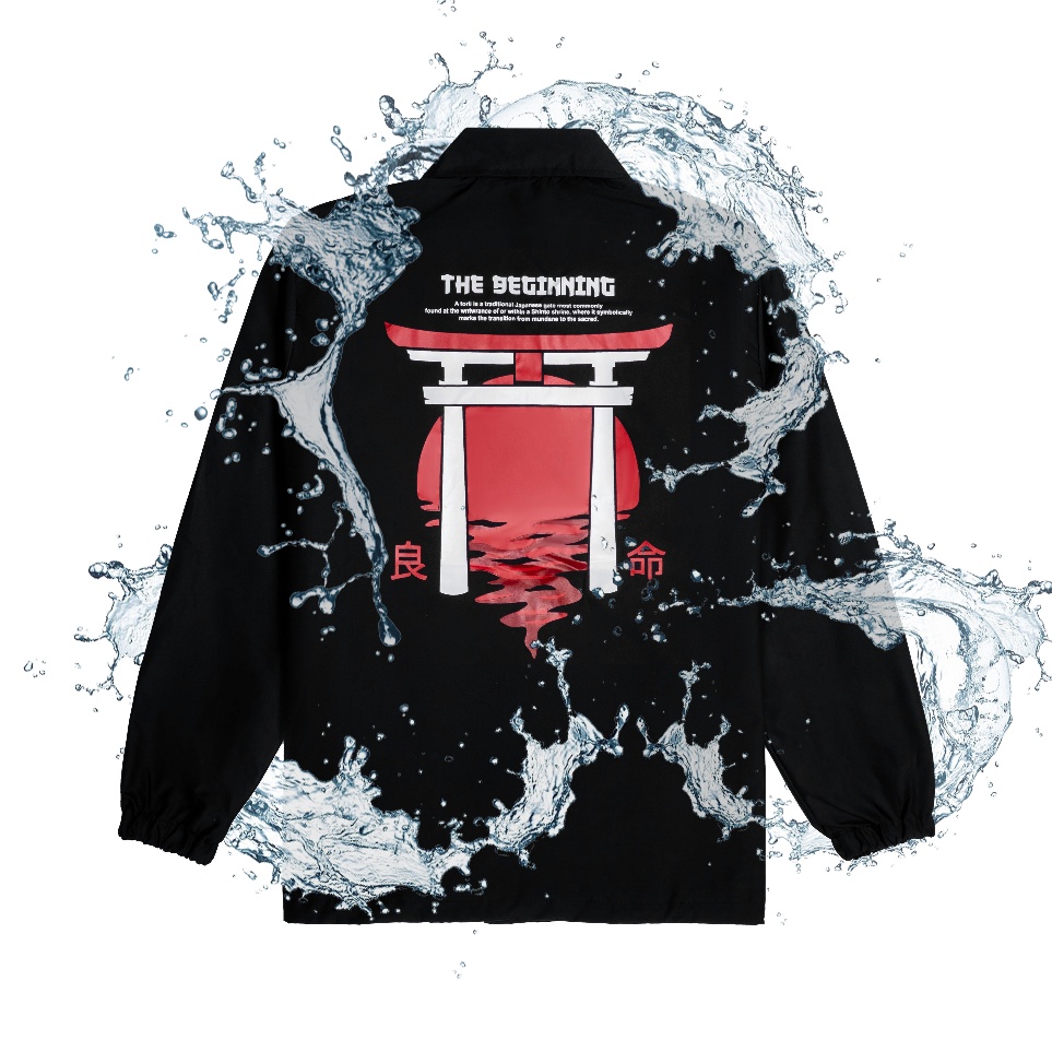 Meriah Evernext - Men 's Coach Jacket Waterproof Coach Jacket Sablon Japan Coach Taslan Jacket Waterproof Coach Jacket Torii Distro Men