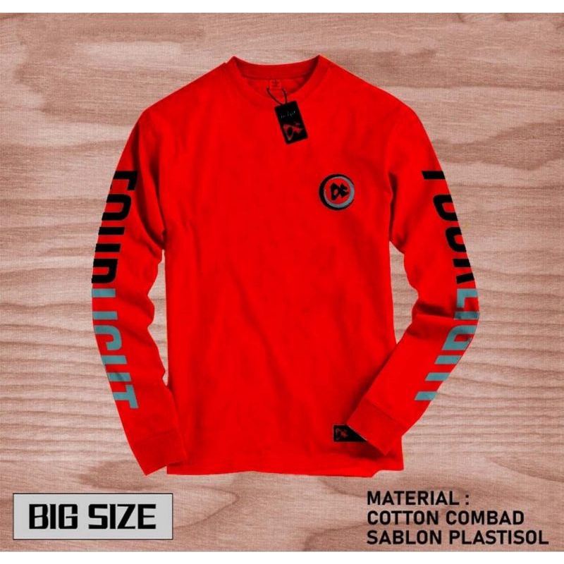 เสื้อยืดแขนยาวจัมโบ้ Original Distro เสื้อยืดจัมโบ้ขนาด 2XL 3XL 4XL 5XL