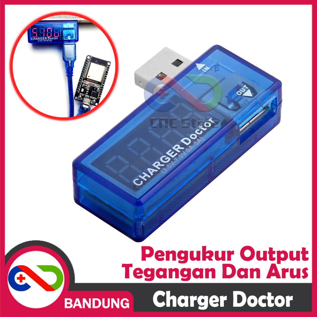 USB DOCTOR CHARGER POWER METER/USB HAMPERE METER VOLT METER