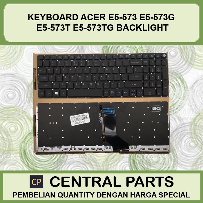 Acer E5-573 E5-573G E5-573T E5-573TG คีย์บอร์ดแล็ปท็อปเรืองแสง