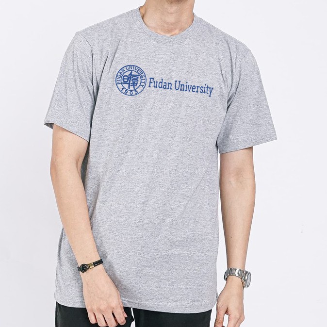 FUDAN University China เสื้อยืดแขนสั้นเสื้อผ้า