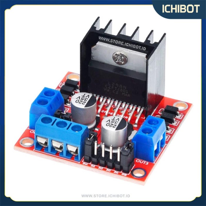 DC H Bridge L298 L298N โมดูลไดรเวอร์รถจักรยานยนต์