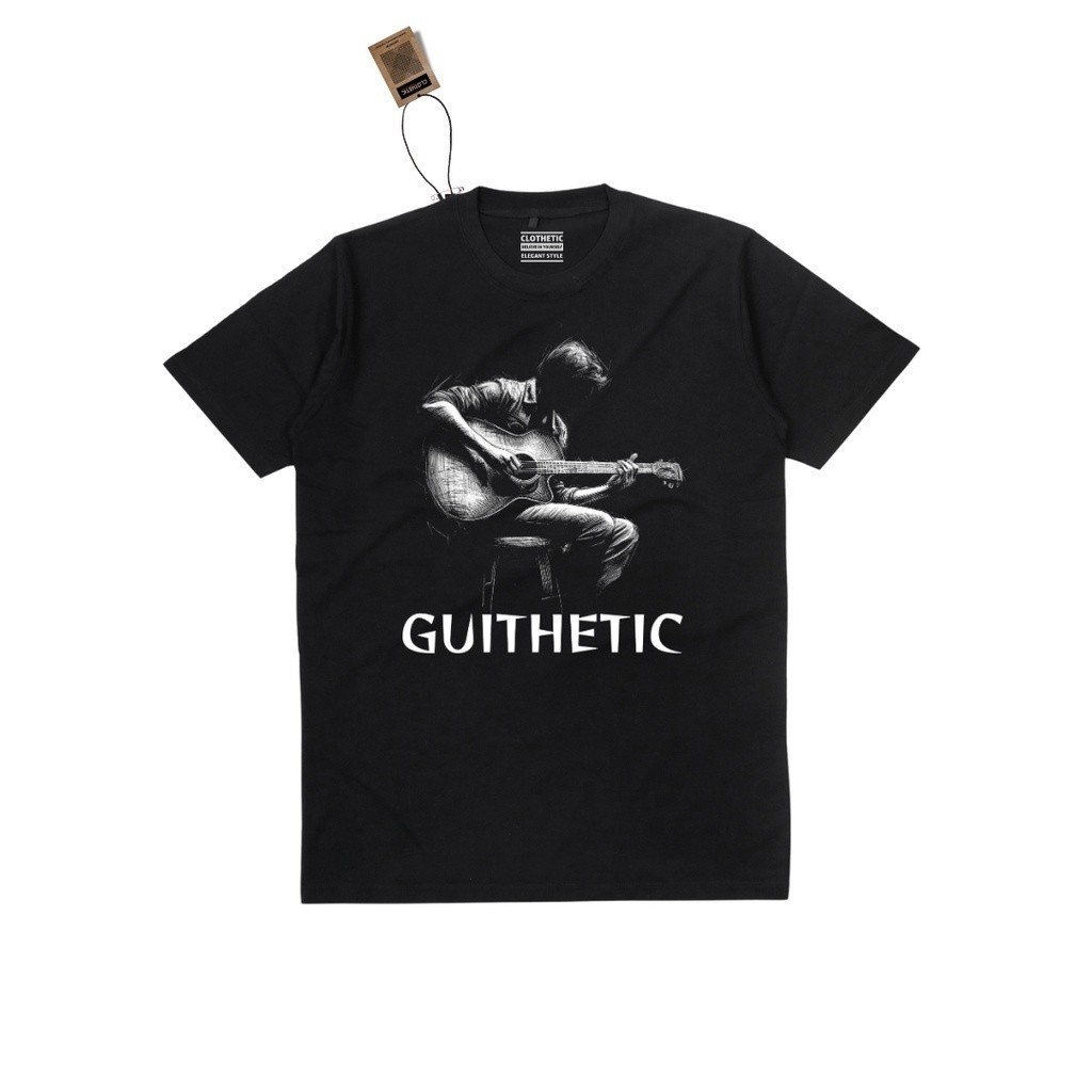 Guithetic Guitar T-shirt Guitar Clothes Aesthetic Clothetic Guitar T-shirt