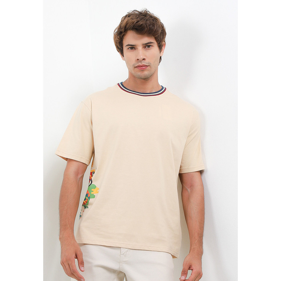 Obermain DRAGON TEE สีเบจ OPC24022BG