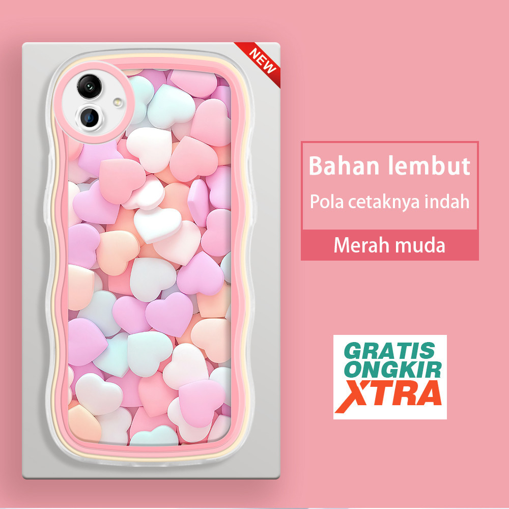 Samsung NOTE 8 9 10 LITE A05 A05S A24 A81 M33 M53 M60 M62 S20 S21 S22 PLUS 5G เคสโทรศัพท์ 3D love pi