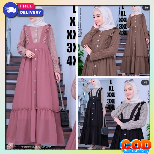Gamis Gsmis Girls Ghamus Modern Womens Gms Eid ล่าสุด Gsmis ผู้ใหญ่วัยรุ่น Premium 2024 มุสลิม Gamis