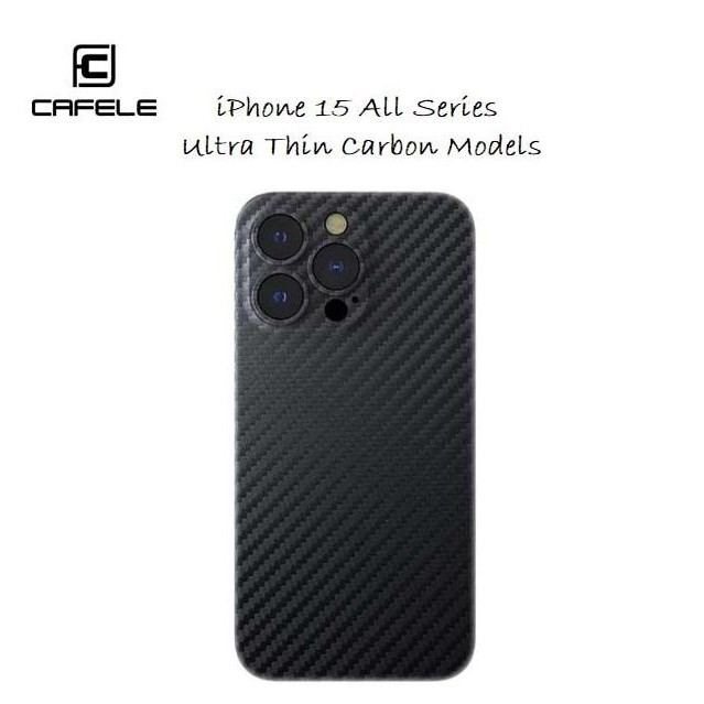 Cafele Iphone 15 / Plus / Pro / 15 Pro Max - เคสคาร์บอน Pp บางเฉียบ