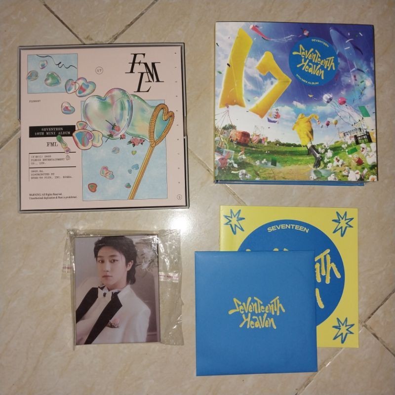 WTS อัลบั้มเท่านั้น FML Binder & Pc Booklet Carver FML The8, Lyrics Book & CD Carver Heaven