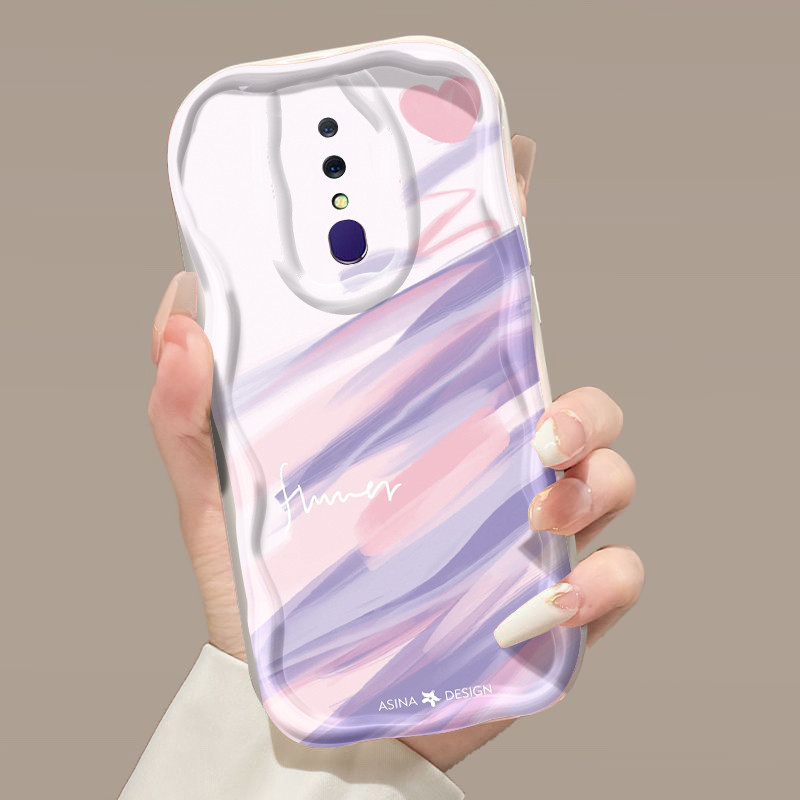 เคสโทรศัพท์มือถือ แบบนิ่ม ลายหัวใจน่ารัก สําหรับ OPPO F11 A9 2019 A9x