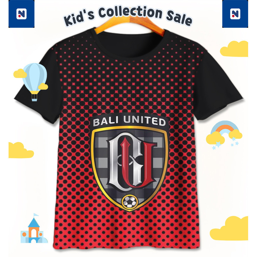 Indo Football Club Kids T-Shirt v9 เสื้อสโมสรฟุตบอลอินโดนีเซียสําหรับเด็ก การพิมพ์ 3D สําหรับเด็กอาย