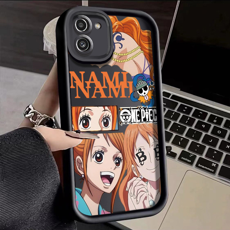 เคส HP Samsung Galaxy A03 Nami เคสโทรศัพท์มือถือลายชิ้นเดียวที่สวยงามและลูฟี่ เคสซิลิโคนเคสอ่อนสองคน