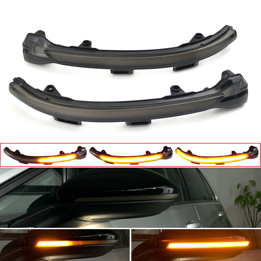 MALCAYANG ไฟสัญญาณมองหลังรถยนต์ LED ไฟเลี้ยว 12V 2 ชิ้น - AL75 รับประกัน