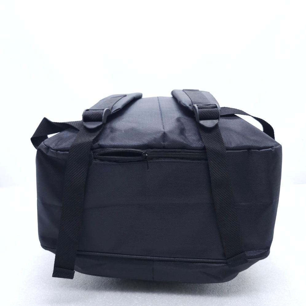 MERAH POLO BAG / POLO BAG 16 INCH 3 COMPARTMENTS / POLO BLACKER BAG BLACK RED LINE CANVAS 16 INCH 3 