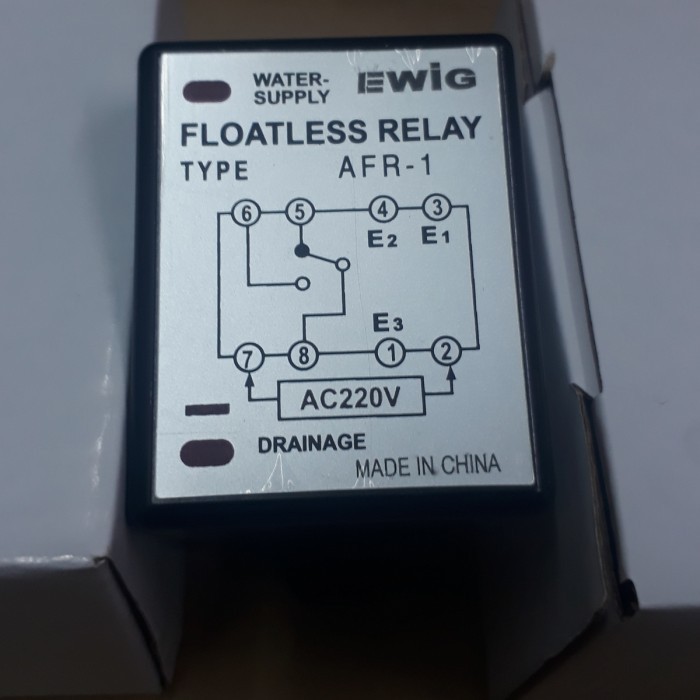 Ready Ewig Floatless Control Relay 220Vac Afr1 / Wlc Relay 1 ชุดซ็อกเก็ต