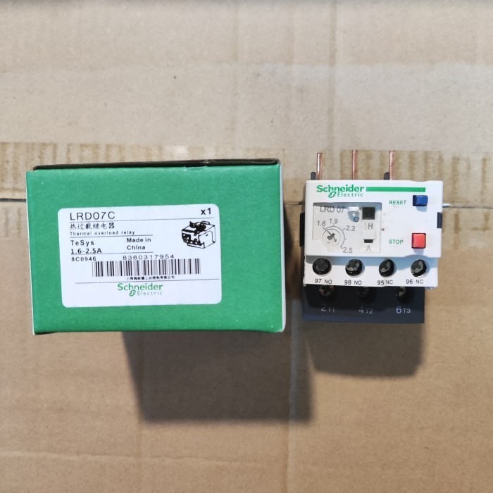 ล่าสุด Lrd07 รีเลย์โอเวอร์โหลดความร้อน Tor Lrd 07 Schneider Lrd 07C Lrd07C พร้อมการรับประกัน