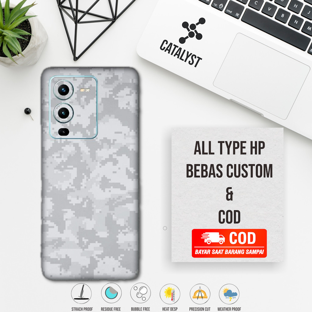 Vivo v25 pro full body Skin - ซื้อ 1 แถม 2 - camo รหัส 34LH