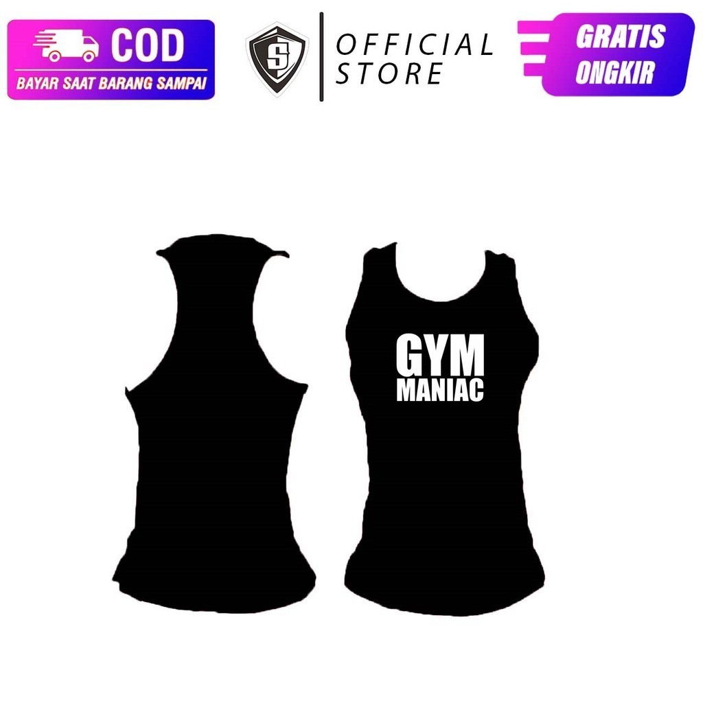 Gym Maniac เสื้อกล้ามออกกําลังกายแบบนุ่มสําหรับผู้ชาย