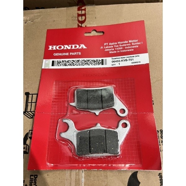 Discpad Vario cbs (KVB-T01) ผ้าดิสเบรคหน้า Beat Vario techno (KVB-T01)