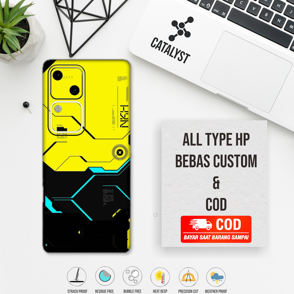 Garskin Skin Vivo V30 Fullbody cbp ซื้อ 1 แถม 2 - ปรับแต่งได้ - Motif C7O