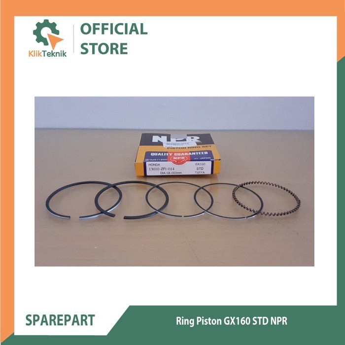 แหวนลูกสูบ GX160 STD NPR