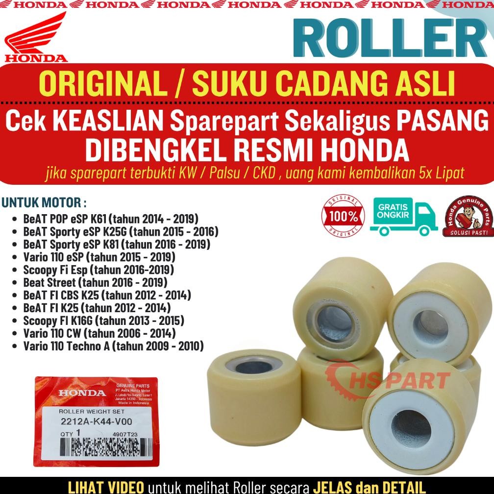 Roller Beat Fi Esp Street Scoopy Fi Beat POP Vario 110 Fi Karbu Original Honda อะไหล่แท้