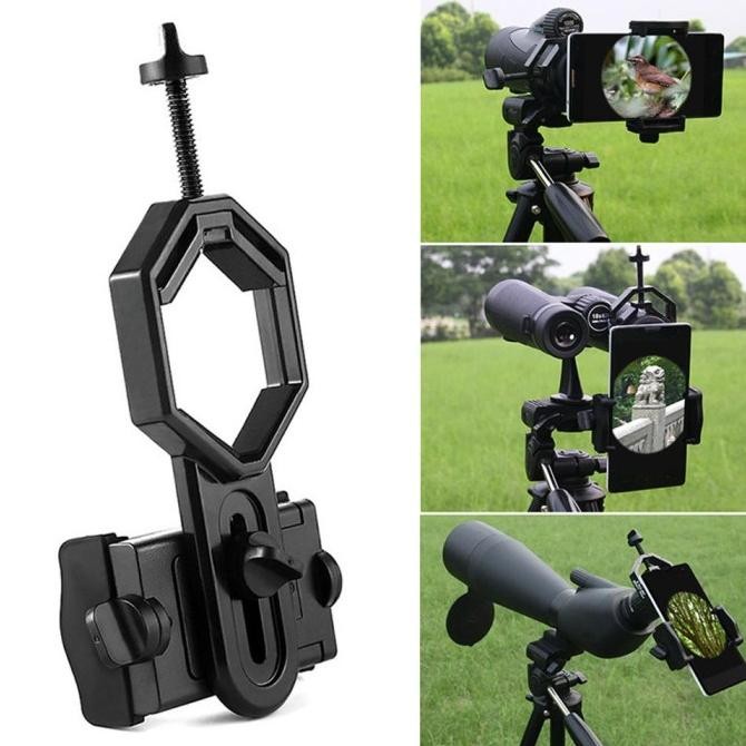 Rebuy อะแดปเตอร์โทรศัพท์ Mount ปรับ Spotting Scope Holder กล้องโทรทรรศน์