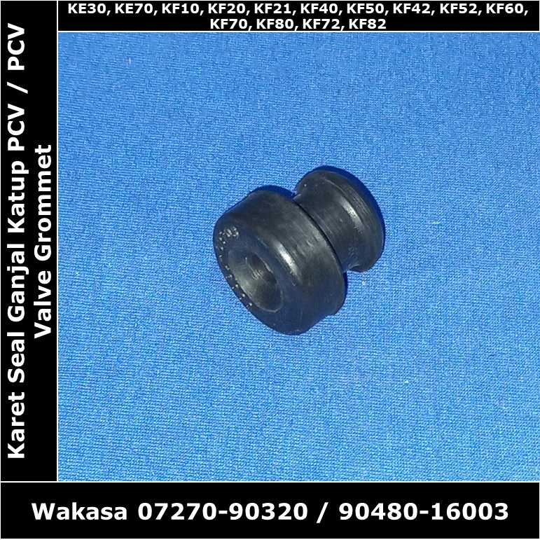 ซีลยาง Grommet PCV วาล์ว Toyota Kijang Kapsul เบนซิน 7K 1800 cc 1997-2006 Wakasa 90480-16003 PCV วาล์ว Grommet ยางซีลวาล์วบล็อก PCV